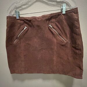 Blanknycl Suede Skirt